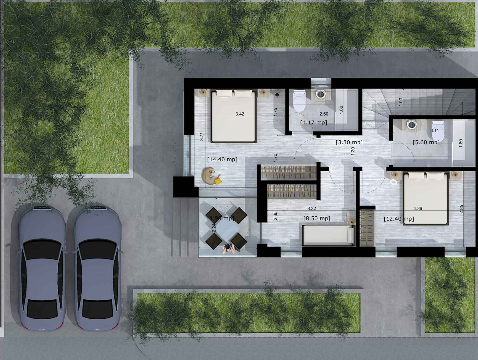 TYPE A1 120 SQM  First floor